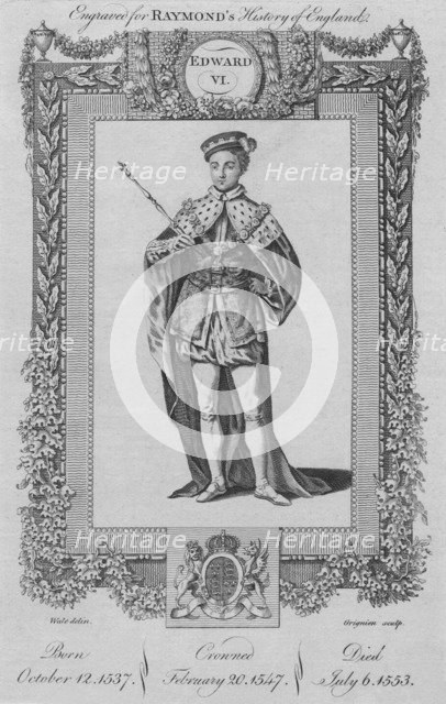 'Edward VI', c1787. Artist: Unknown.