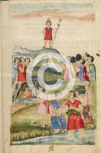 The Adoration of Manco Capac, completed in 1616. Creator: Unknown.