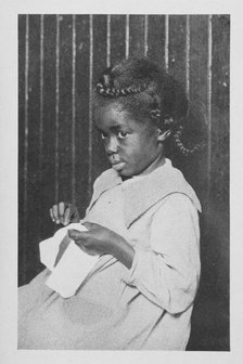 An African American girl; Caroline's play, 1922. Creator: Unknown.