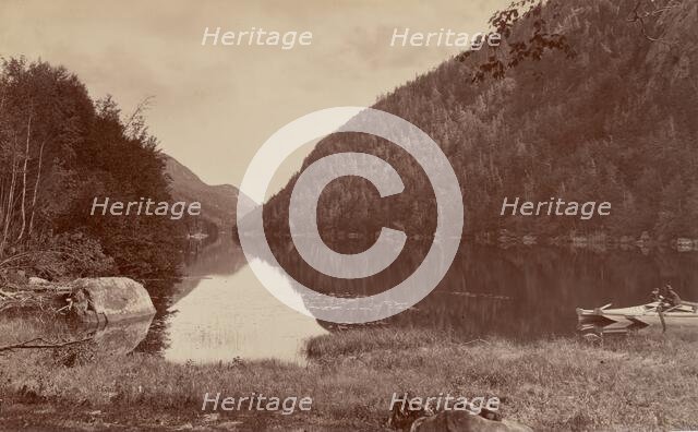 Cascade Lake, Adirondacks, c. 1888. Creator: Seneca Ray Stoddard.