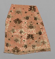 Fragment (Dress Fabric), Italy, 16th/17th century. Creator: Unknown.