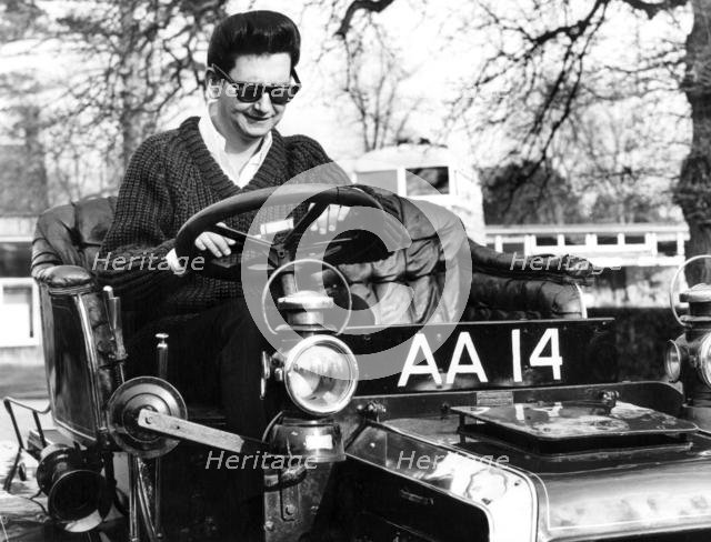 Roy Orbison in Panhard Levassor at Beaulieu 1965. Creator: Unknown.