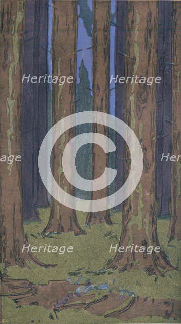 'The Forest', 1901. Artist: Peter Behrens.