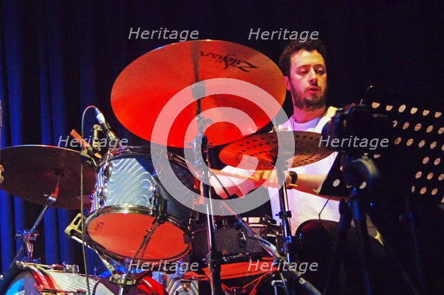 Emma Rawicz Quintet, New Generation Jazz Festival Roadshow, Shoreham by Sea, Feb 2023. Creator: Brian O'Connor.