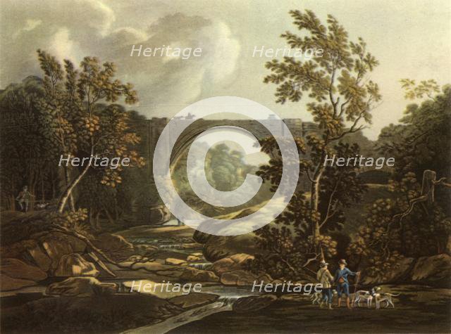 'The Tanfield Arch in 1804', (1945). Creator: Joseph Constantine Stadler.