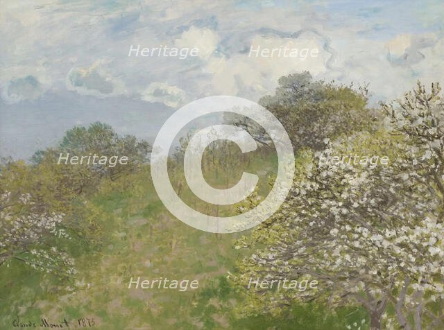 Printemps (Spring), 1873. Creator: Monet, Claude (1840-1926).