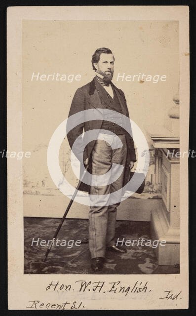 Portrait of William Hayden English (1822-1896), Before 1896. Creator: Edward Anthony.