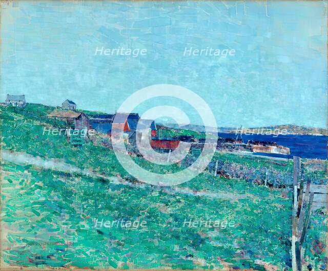 Curing Station, Whalsay Shetland, 1921. Creator: John Quinton Pringle.