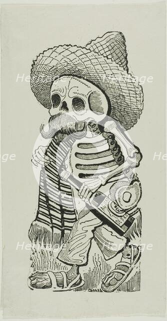 Calavera of Francisco Madero, from Calavera Maderista, printed 1944. Creator: José Guadalupe Posada.