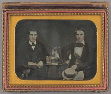 Portrait of J.M. Quay and W.A.H. Town, 1854. Creator: Unknown.