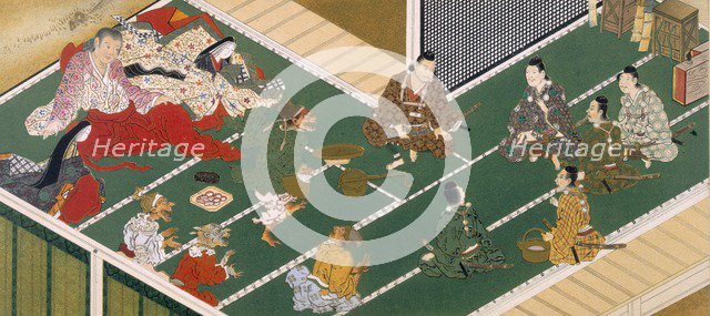 Raiko and his Comrades before the Demon Robber, Tosa School. Creator: Japanese School (17th Century).