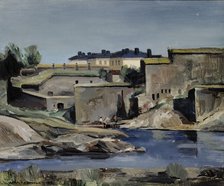 Landscape of Suomenlinna, 1933. Creator: Juho Salminen.