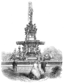 M. Durène's Fountain in the Horticultural Society's Gardens, 1862. Creator: Unknown.