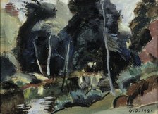 River Landscape, 1921. Creator: Yrjö Aleksander Ollila.