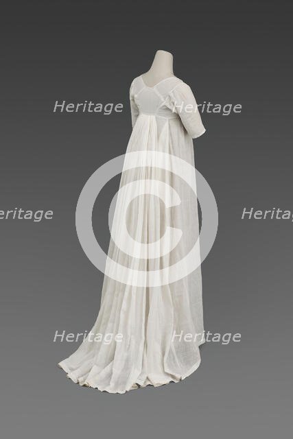 Day Dress, France, c. 1800. Creator: Unknown.