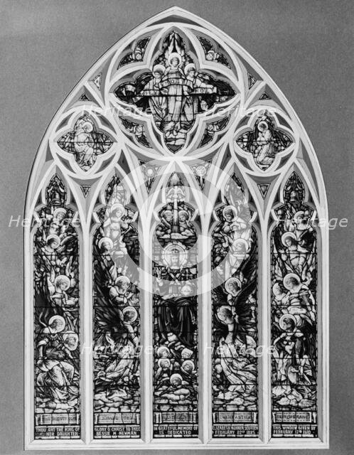 Memorial window, Christ Church, Detroit, Mich., between 1905 and 1915. Creator: Unknown.