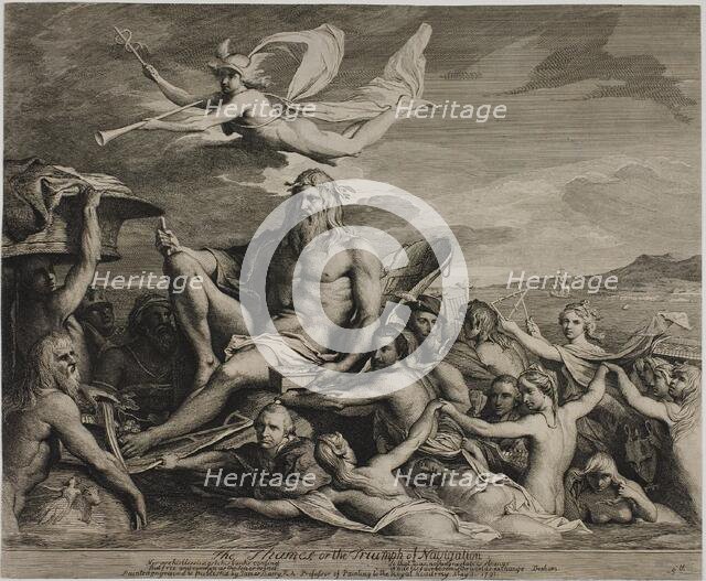 The Thames, or The Triumph of Navigation, 1791, published 1792. Creator: James Barry.
