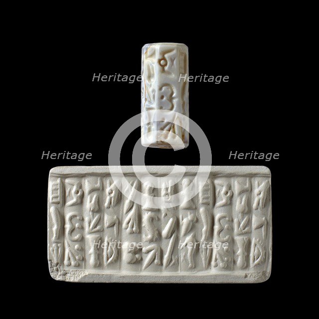 Seal, MM II, c1900-1850BC. Artist: Unknown.