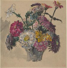 Flowers, 1843. Creator: Eugene Delacroix.