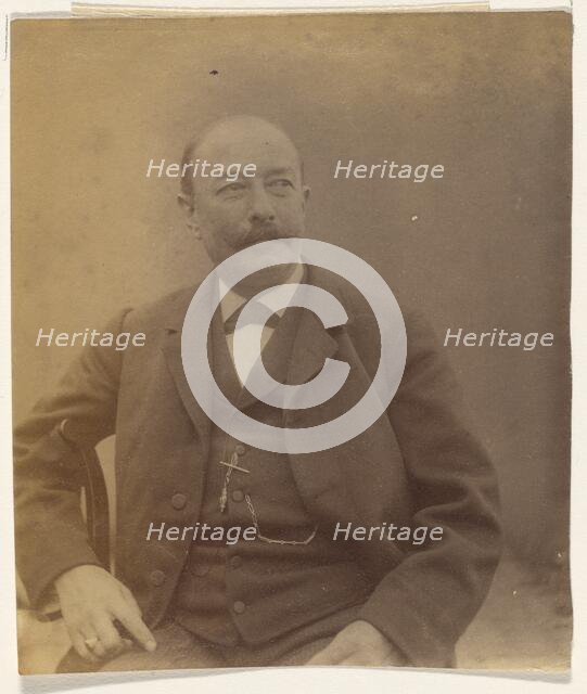 Unknown male portrait, 1880-1890. Creator: Thomas Eakins.