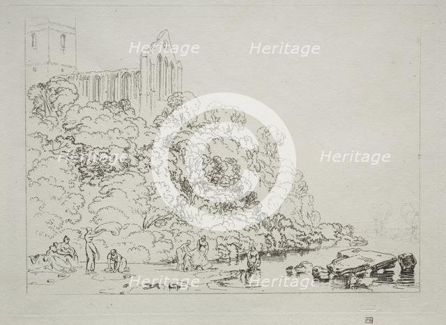 Liber Studiorum: Dumblain Abbey, Scotland. Creator: Joseph Mallord William Turner (British, 1775-1851).