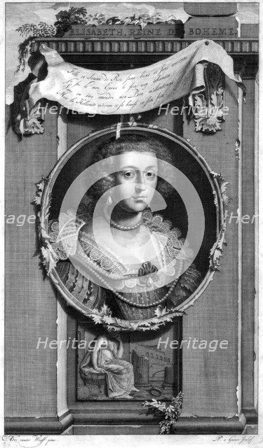 Elizabeth of Bohemia, c1697. Creator: Pieter Stevens van Gunst.