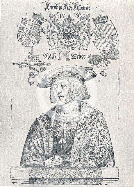 'Portrait of the Emperor Charles V', 1519 (1906). Artist: Albrecht Durer.