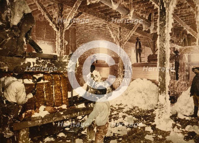 Mississippi cotton gin at Dahomey, c1898. Creator: Unknown.