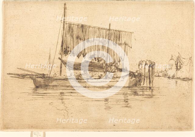 Fishing-Boat, 1880. Creator: James Abbott McNeill Whistler.