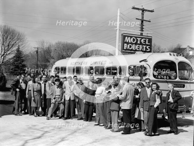 Stan Kenton Orchestra, 1947 or 1948. Creator: William Paul Gottlieb.