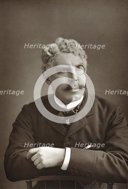 Squire Bancroft (1841-1926), English theatrical actor-manager, c1890. Artist: Unknown