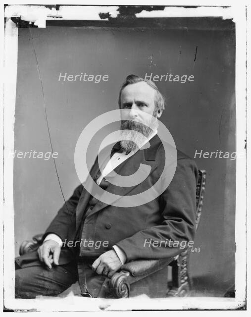 President Rutherford B. Hayes, between 1865 and 1880. Creator: Unknown.