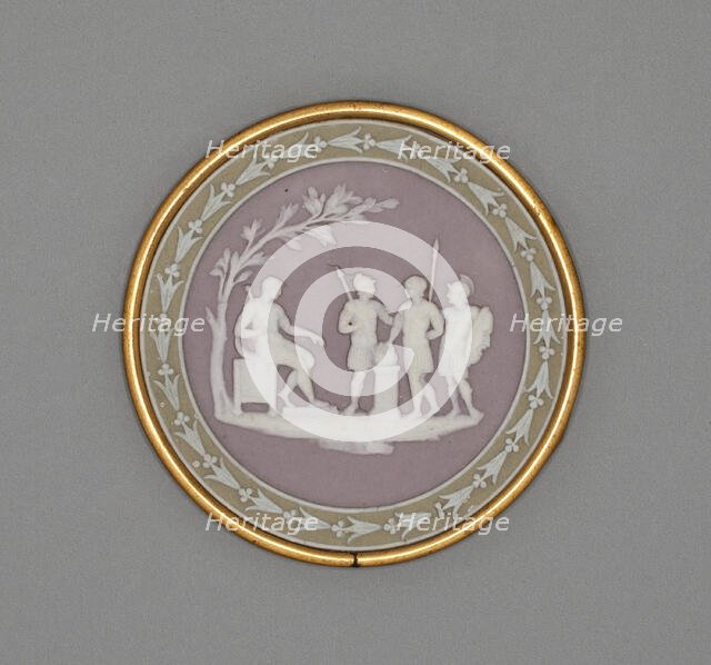 Medallion with Sacrifice, Burslem, c. 1780. Creator: Wedgwood.