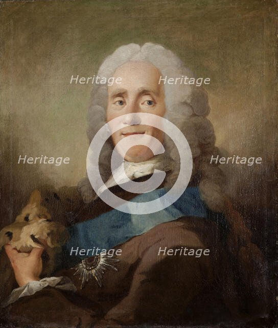 Portrait of Johan Ludvig von Holstein (1694-1763), Danish Minister of state, before 1757. Creator: Pilo, Carl Gustaf (1711-1793).