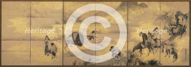 The Eight Immortals of the Wine Cup, later 1700s. Creator: Soga Shohaku (Japanese, 1730-1781).