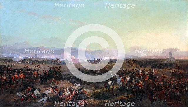 The Battle of the Alma on September 20, 1854. Artist: Lami, Eugène Louis (1800-1890)