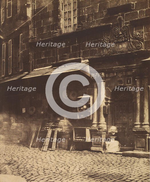 [Village Scene, Brittany], ca. 1854. Creator: Louis-Rémy Robert.