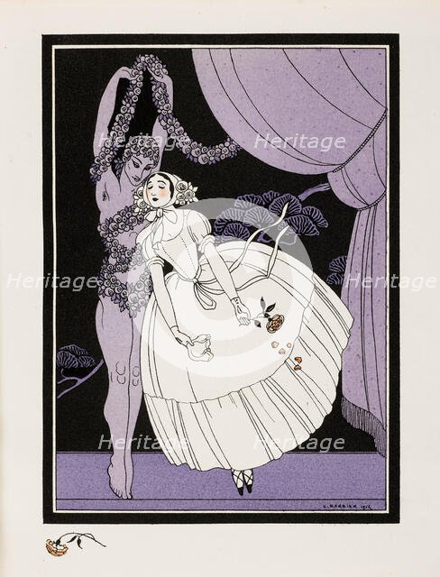 Album dédié à Tamar Karsavina, 1914. Creator: Barbier, George (1882-1932).