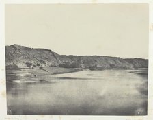 Rive Orientale du Nil (Village de Bab), Vue Prise au Sud Philoe; Nubie, 1849/51, printed 1852. Creator: Maxime du Camp.