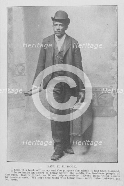 Rev. D. D. Buck., 1907. Creator: Unknown.