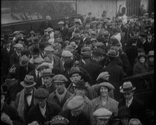 British People Boarding a Ship to Start a New Life Abroad, 1922. Creator: British Pathe Ltd.