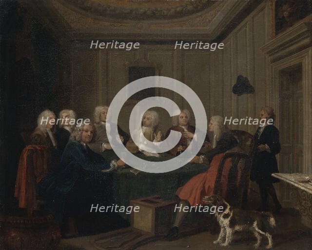A Club of Gentlemen, ca. 1730. Creator: Joseph Highmore.