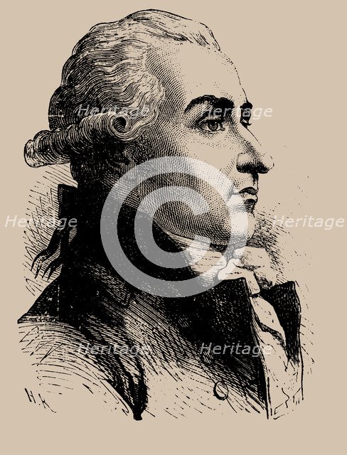 Portrait of Baron Pierre-Victor Malouet (1740-1814), 1889.