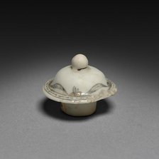 Tea Caddy (lid), c. 1750-1770. Creator: Unknown.