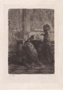 I Fratelli sono al campo (The Men are in the Field), 1870. Creator: Mose, Bianchi.