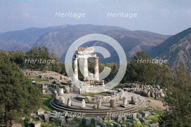 Tholos of Athena Pronaia, 4th century BC. Artist: Unknown