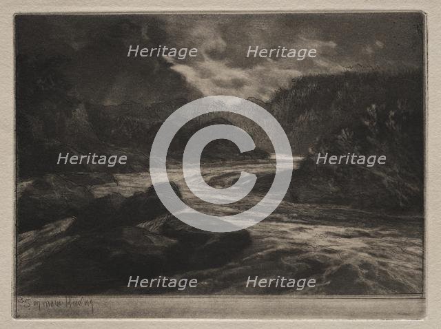 A Salmon River. Creator: Francis Seymour Haden (British, 1818-1910).