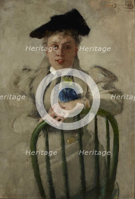 Portrait of Irena Zbigniewicz née Serda, 1896. Creator: Olga Boznanska.