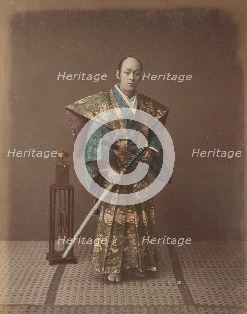 Samurai, 1870s-1890s. Creator: Kusakabe Kimbei.