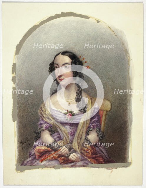 Lady Georgina Murray, 1843. Creator: Elizabeth Murray.